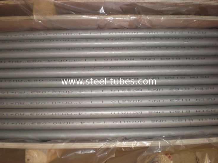Steel Tubes ASTM B163 with Nickel and Nickel Alloy for Condenser and Heat-Exchanger Tubes