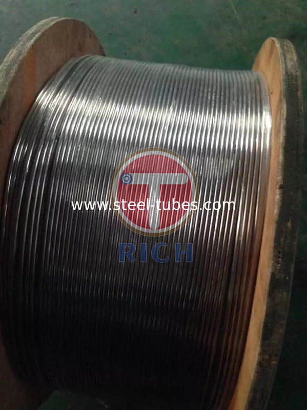 ASTM A269 APIRP5 C7 JISG4305 CCS、GL、DNV Certificated Super Duplex 2205 2507 Coiled stainless steel tubes