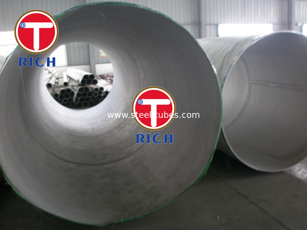 1016mm JIS GS3468 SUS 304 TPY and 316TPY CNS 13517 Large diameter size SS 304 stainless pipes