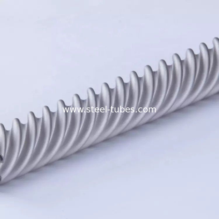 Gr 1Gr2 Gr5  Gr9 High Efficiency Spiral Corrugate Copper Titanium Tube For Heat Exchanger